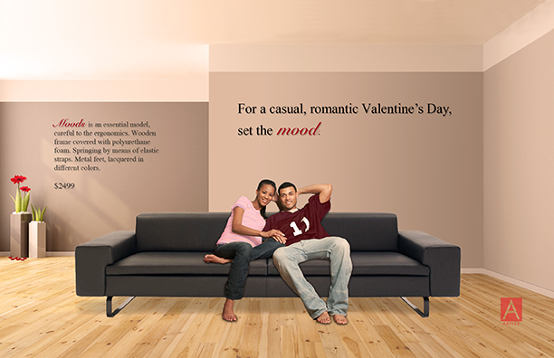 Couch Valentine's Ad